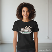 Rolling Fatties Cat T-Shirt