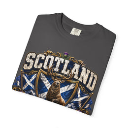 Scotland Highland Pride T-Shirt — 'United for Glory' 2026 Stag & Saltire Design thumbnail 16