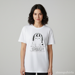 Seriously? Cat T-Shirt thumbnail 6