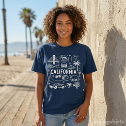 California Icons T-Shirt thumbnail 5
