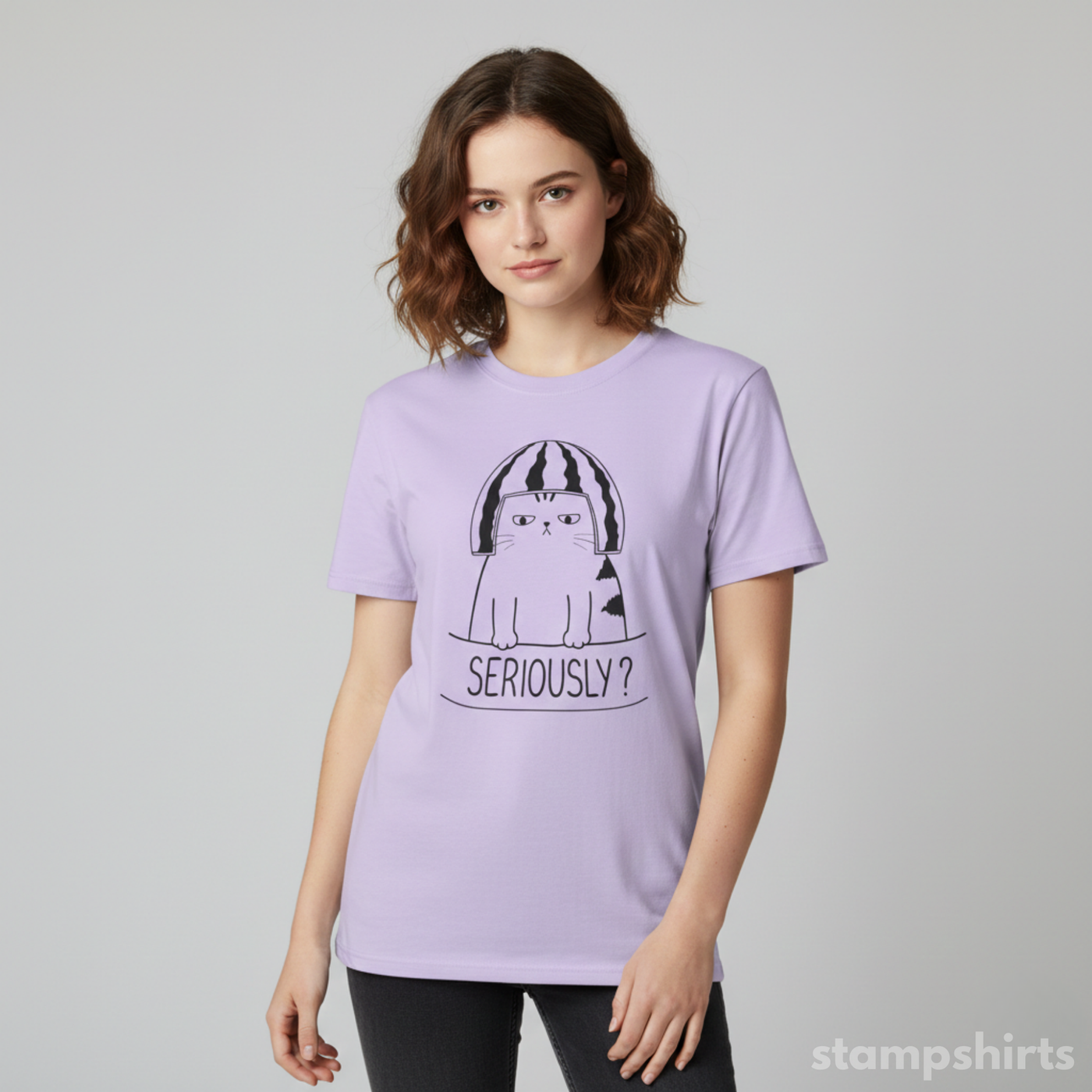 Seriously? Cat T-Shirt image 2