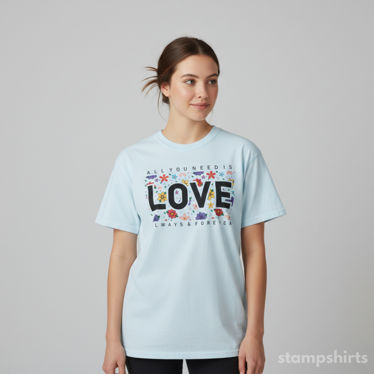 LOVE Floral T-Shirt