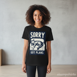 Sorry Got Plans T-Shirt thumbnail 3