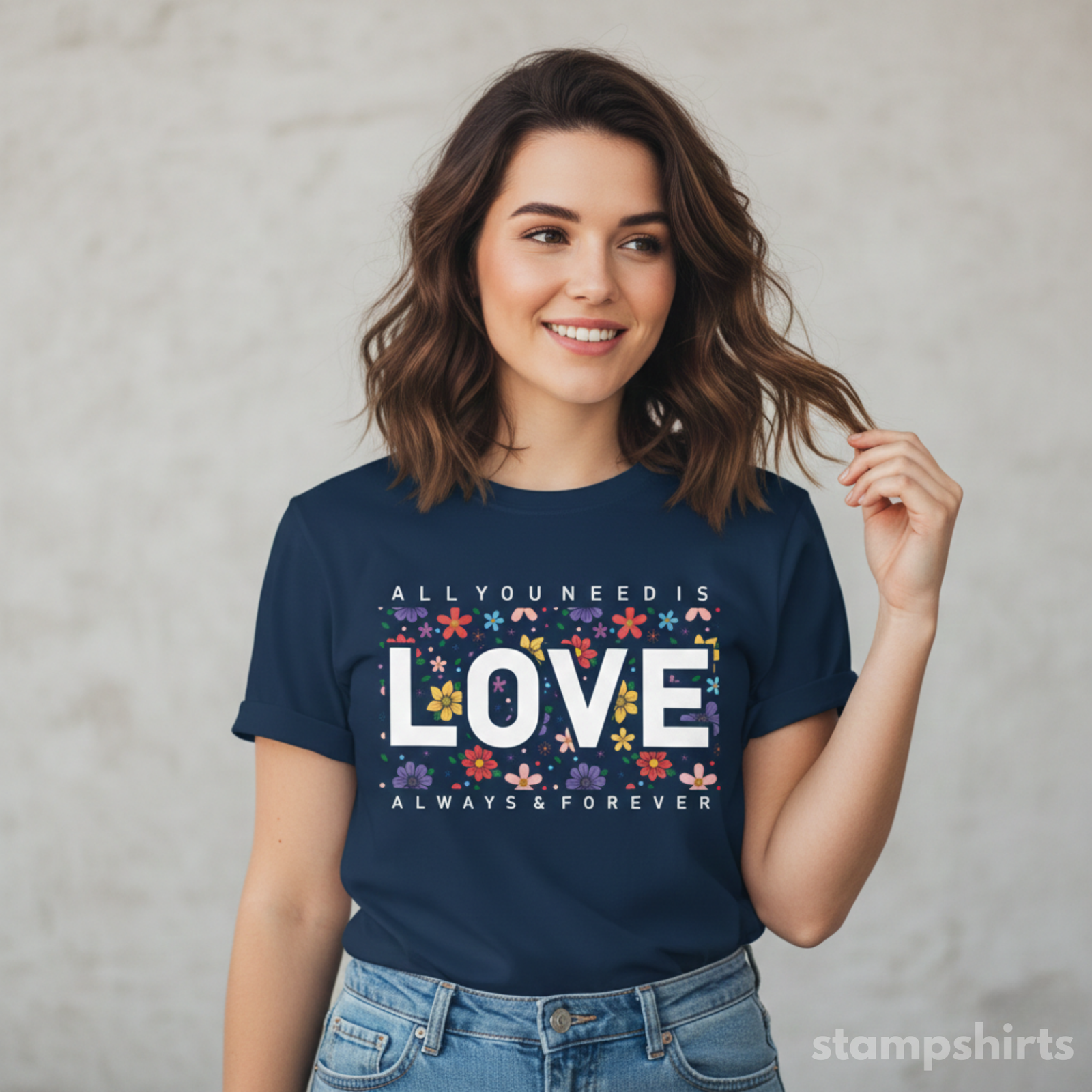 LOVE Floral T-Shirt