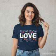 LOVE Floral T-Shirt