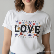 LOVE Floral T-Shirt