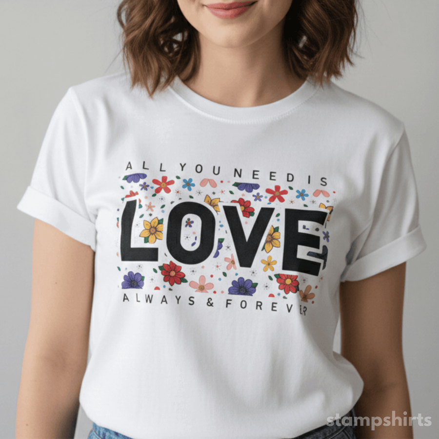 LOVE Floral T-Shirt