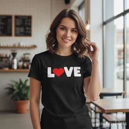 Love Heart Tƒ??Shirt thumbnail 3