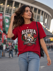 Algeria Fennec Spirit T-Shirt — National Soccer Fan Tee