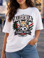 Algeria Fennec Spirit T-Shirt — National Soccer Fan Tee