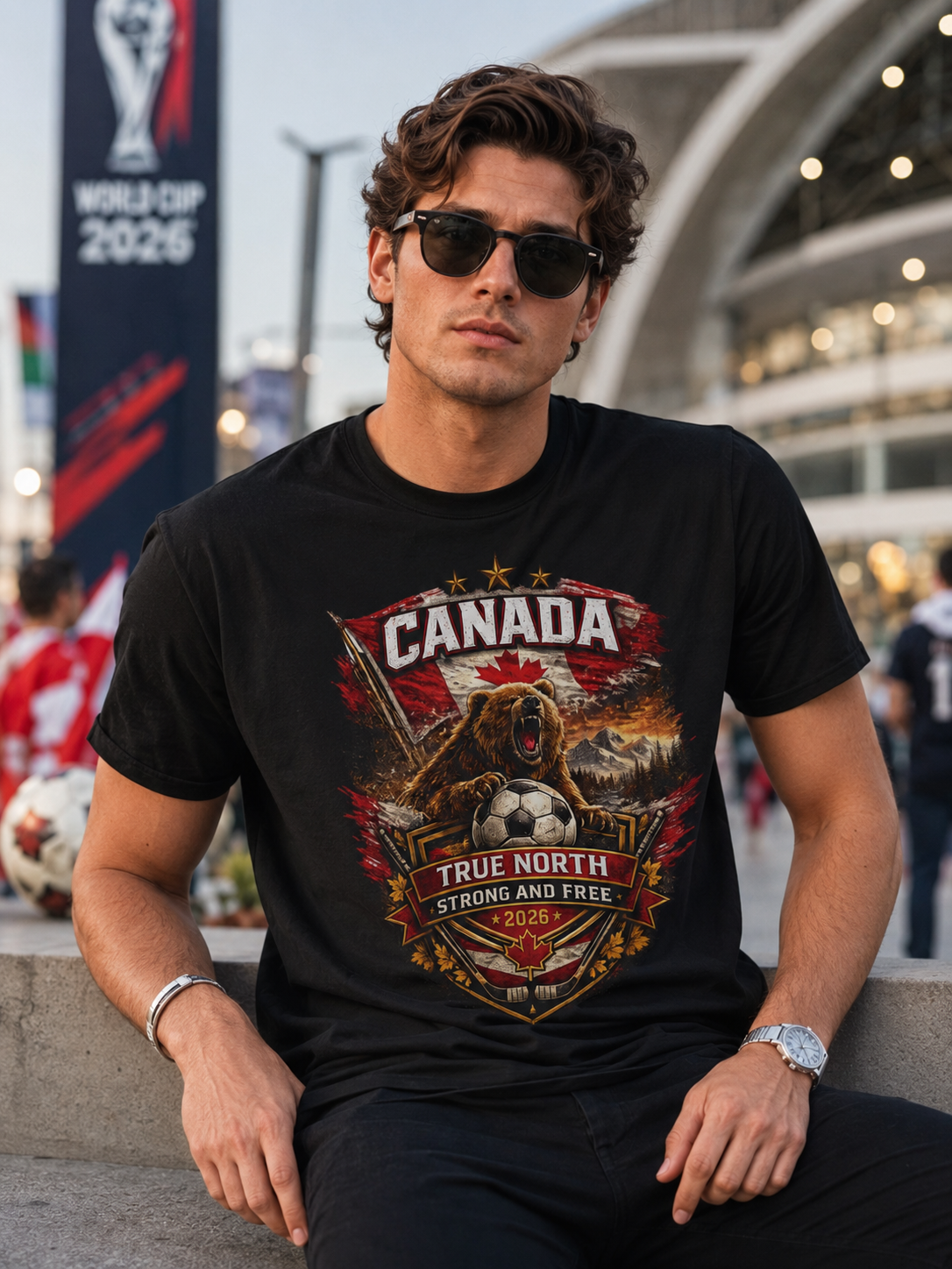 Canada True North Soccer Crest T-Shirt