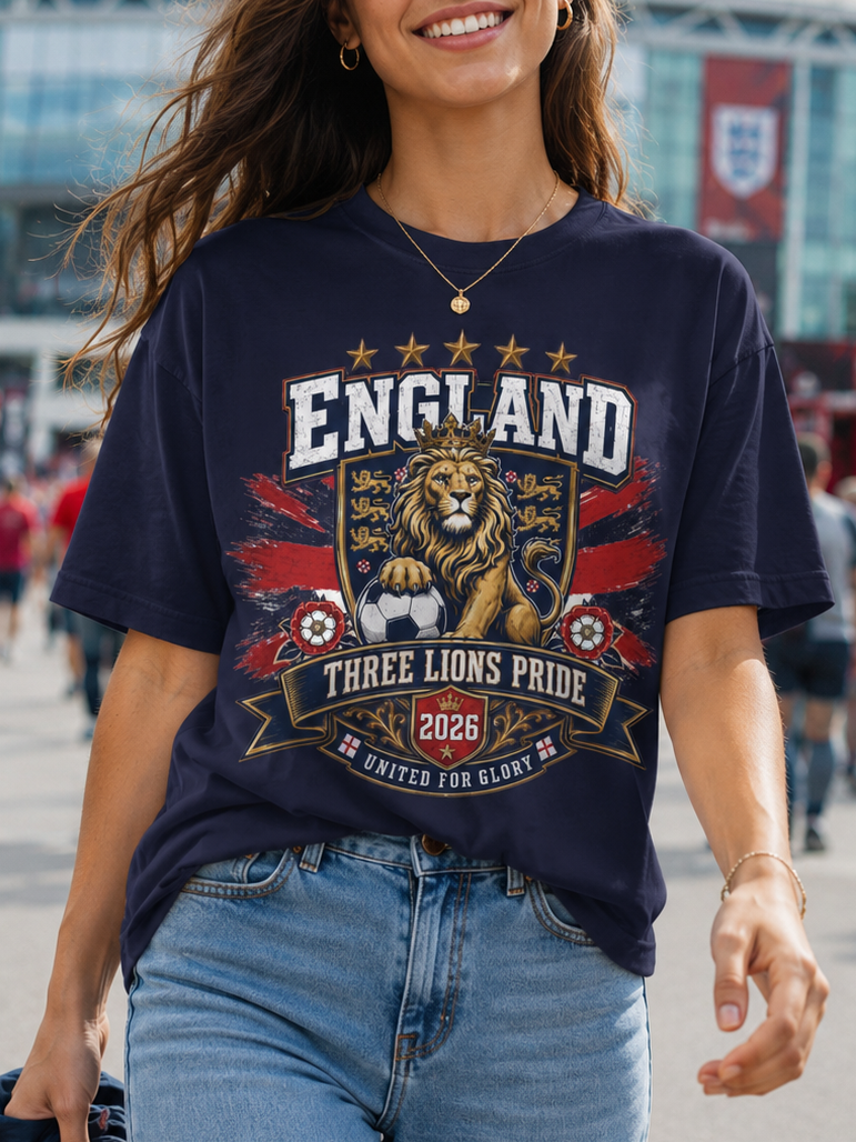 England Three Lions Pride 2026 T-Shirt