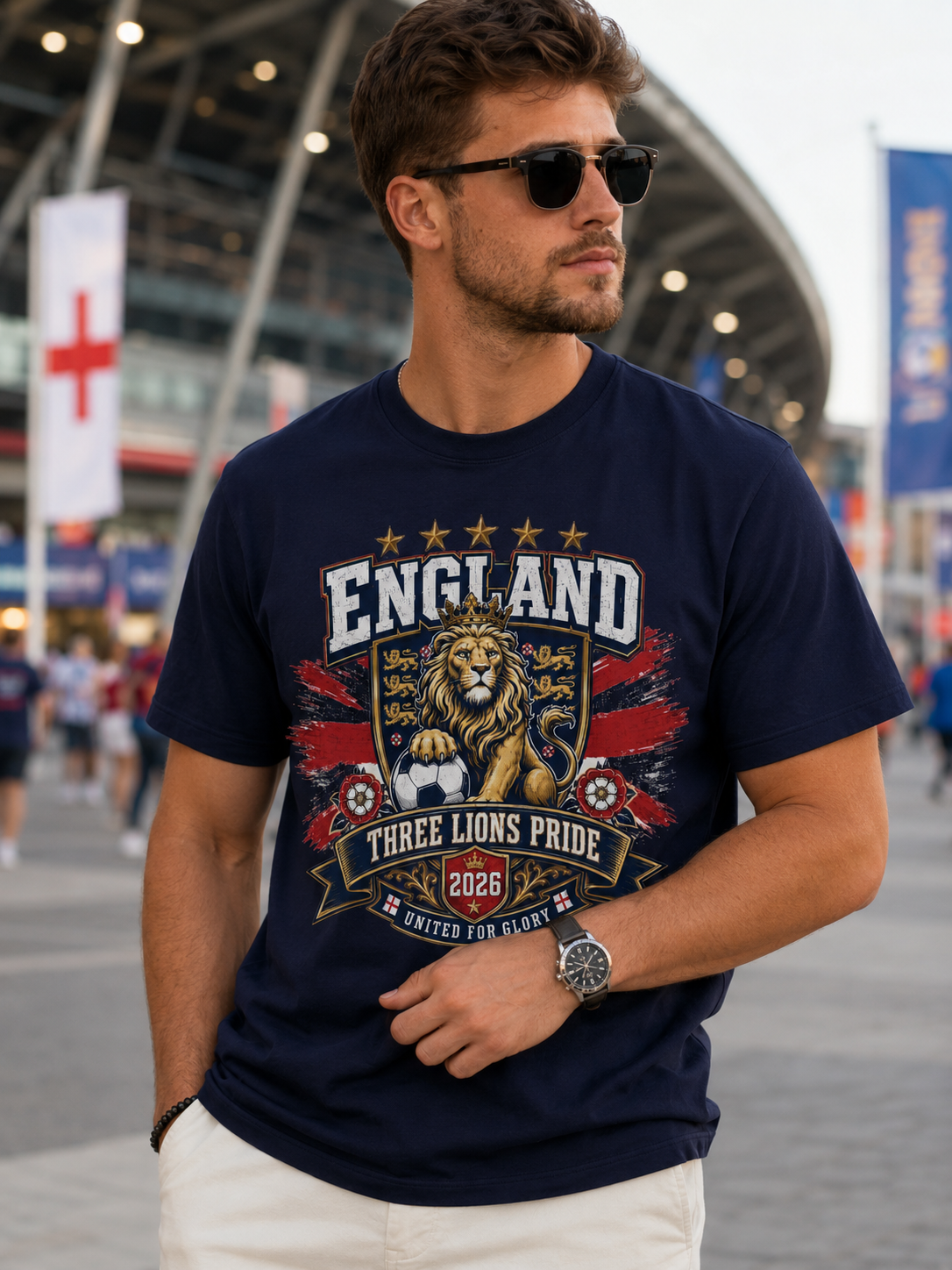 England Three Lions Pride 2026 T-Shirt