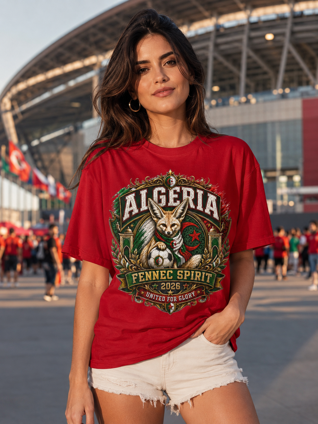 Algeria Fennec Spirit T-Shirt — National Pride Football Fan Tee