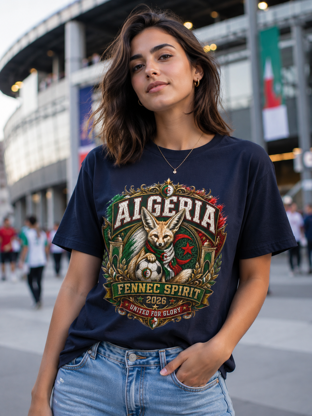 Algeria Fennec Spirit T-Shirt — National Pride Football Fan Tee