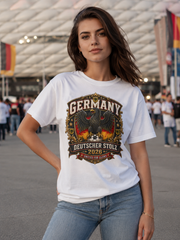 Germany Deutscher Stolz 2026 T-Shirt — Vintage Eagle Crest Tee