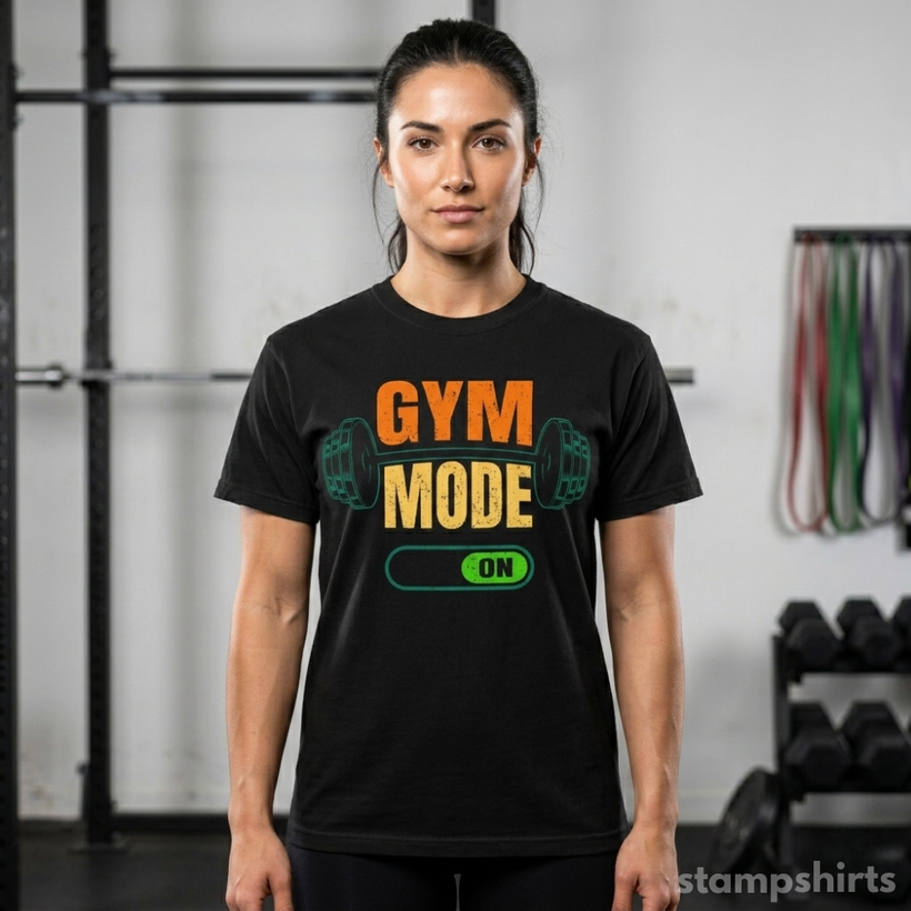 Gym Mode On T-Shirt — image 2 of 10