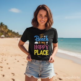 Beach Is My Happy Place T-Shirt thumbnail 2
