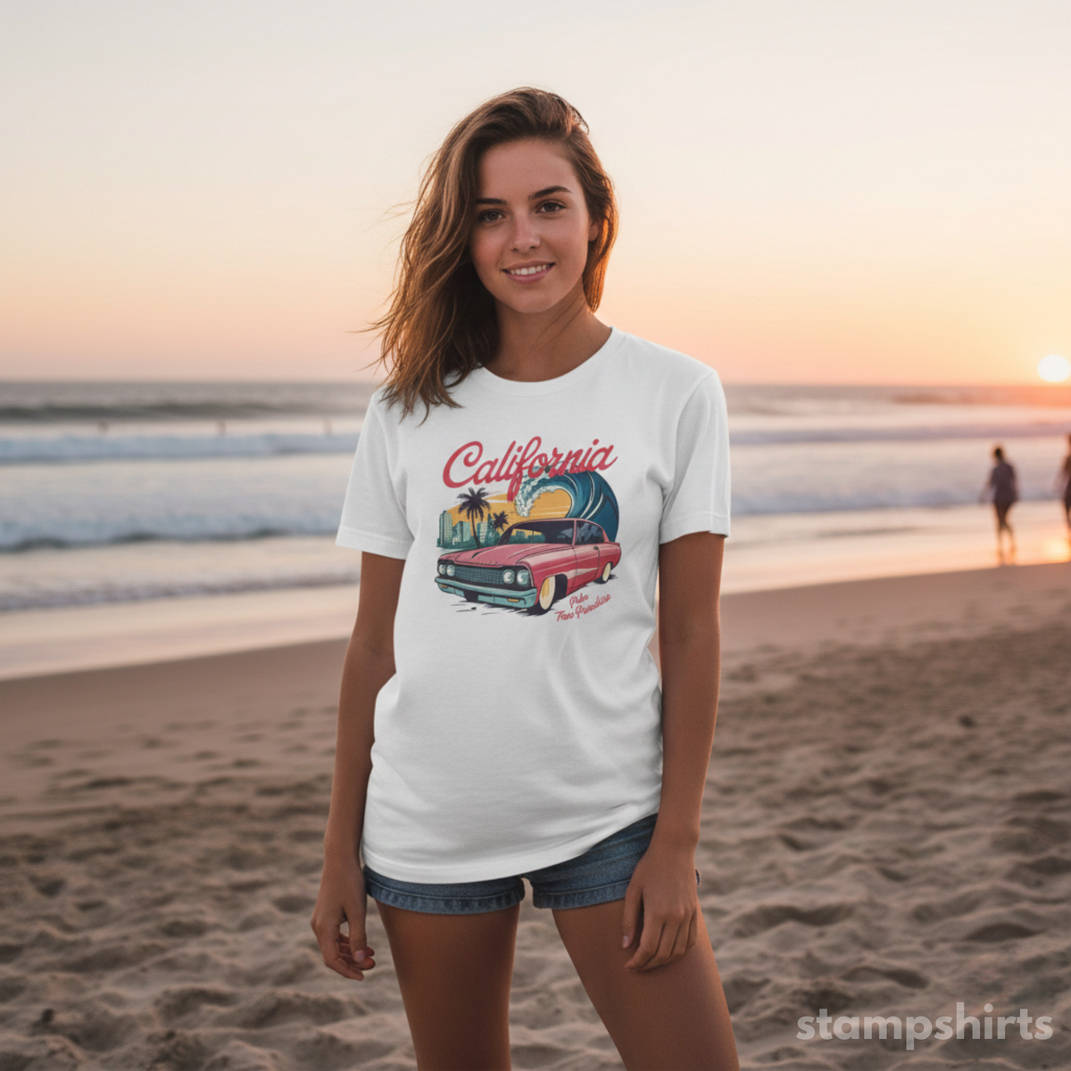 California Retro Car T-Shirt