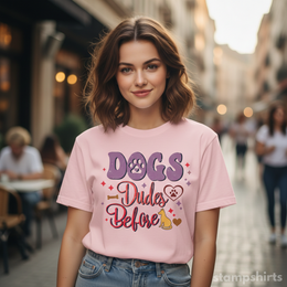 Dogs Before Dudes T-Shirt thumbnail 3