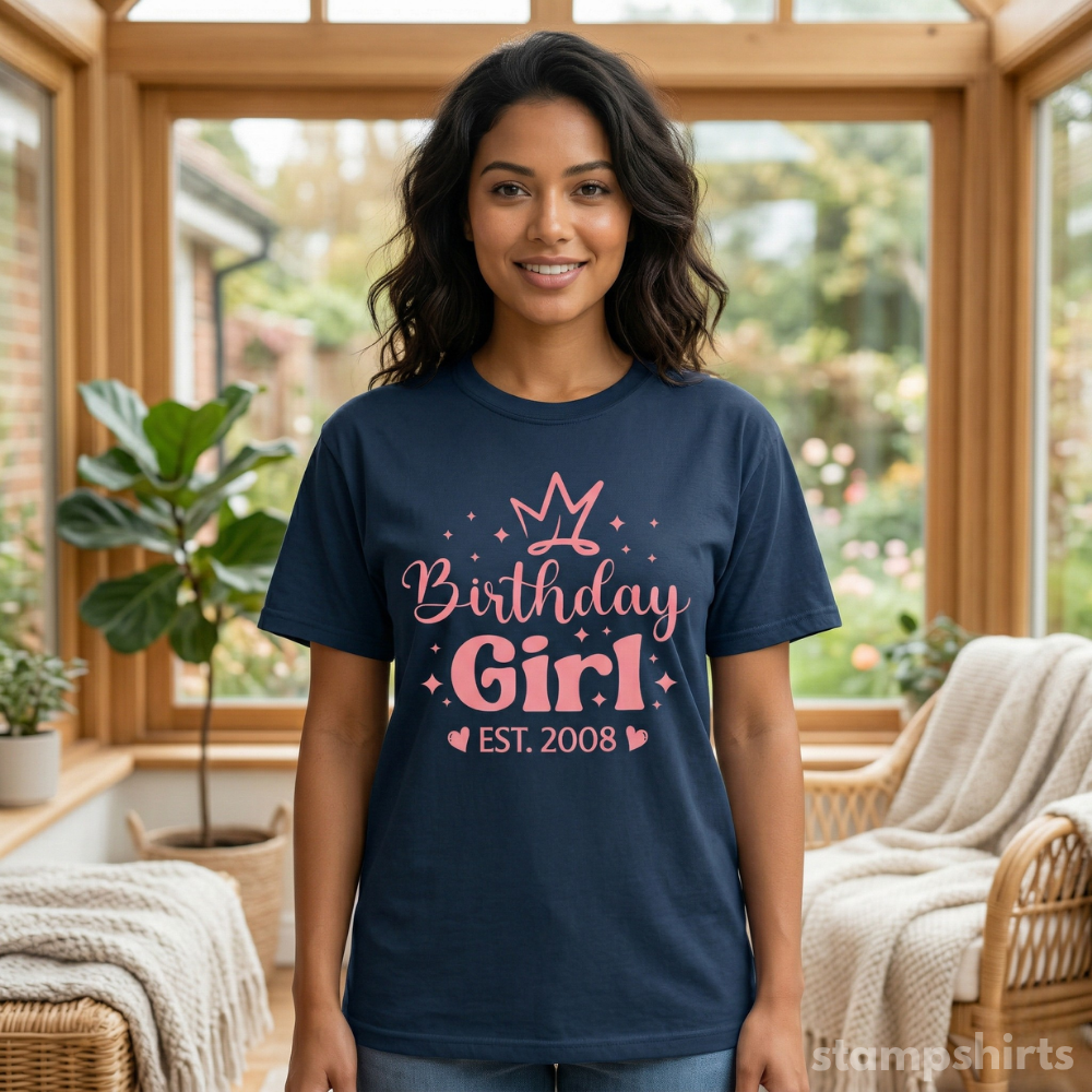 Birthday Girl Est. 2008 T-Shirt