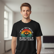 Rottweiler Emotional Support Human T-Shirt