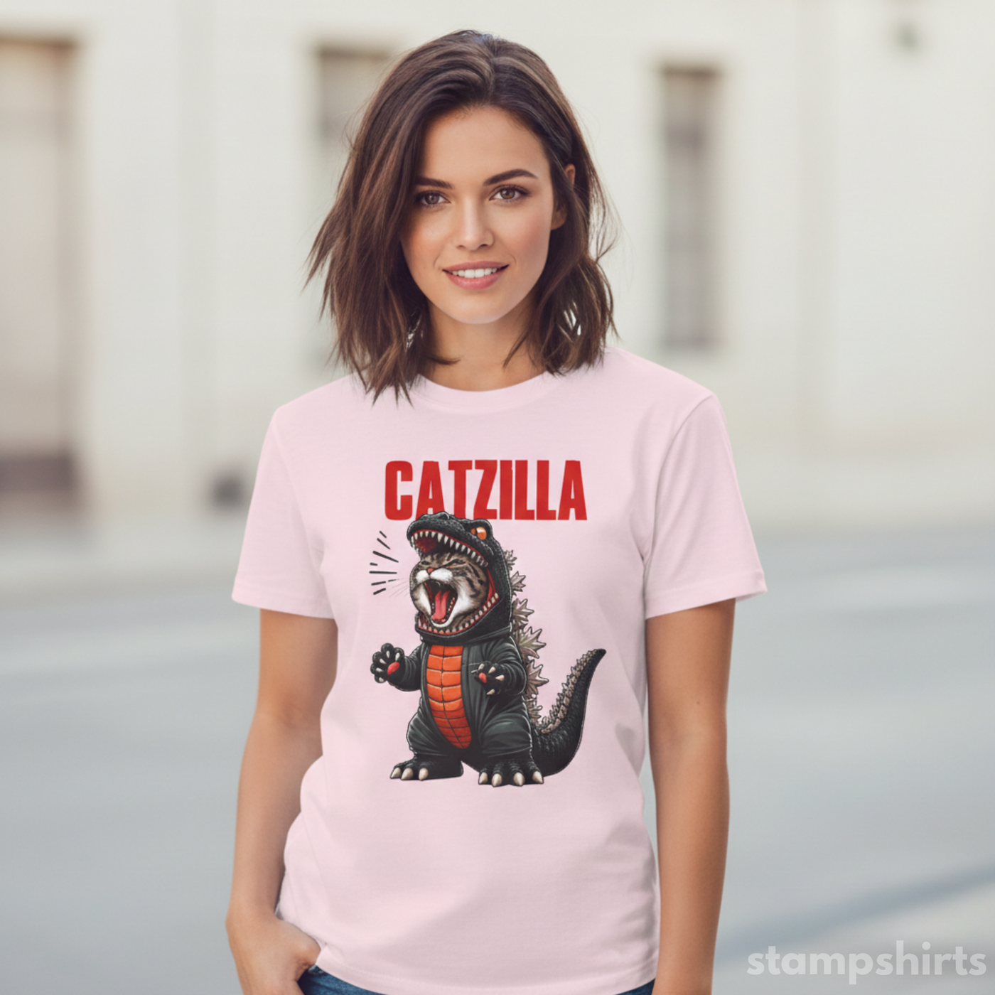 Catzilla Graphic T-Shirt image 11