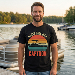 Just Call Me Captoon T-Shirt thumbnail 3