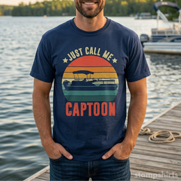 Just Call Me Captoon T-Shirt thumbnail 1