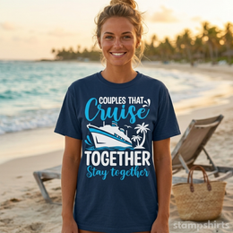 Couples That Cruise Together Stay Together T-Shirt thumbnail 4