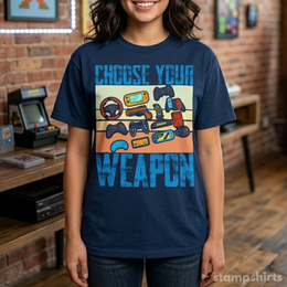 Choose Your Weapon T-Shirt thumbnail 1