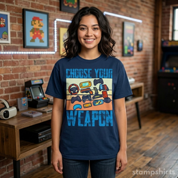 Choose Your Weapon T-Shirt thumbnail 2
