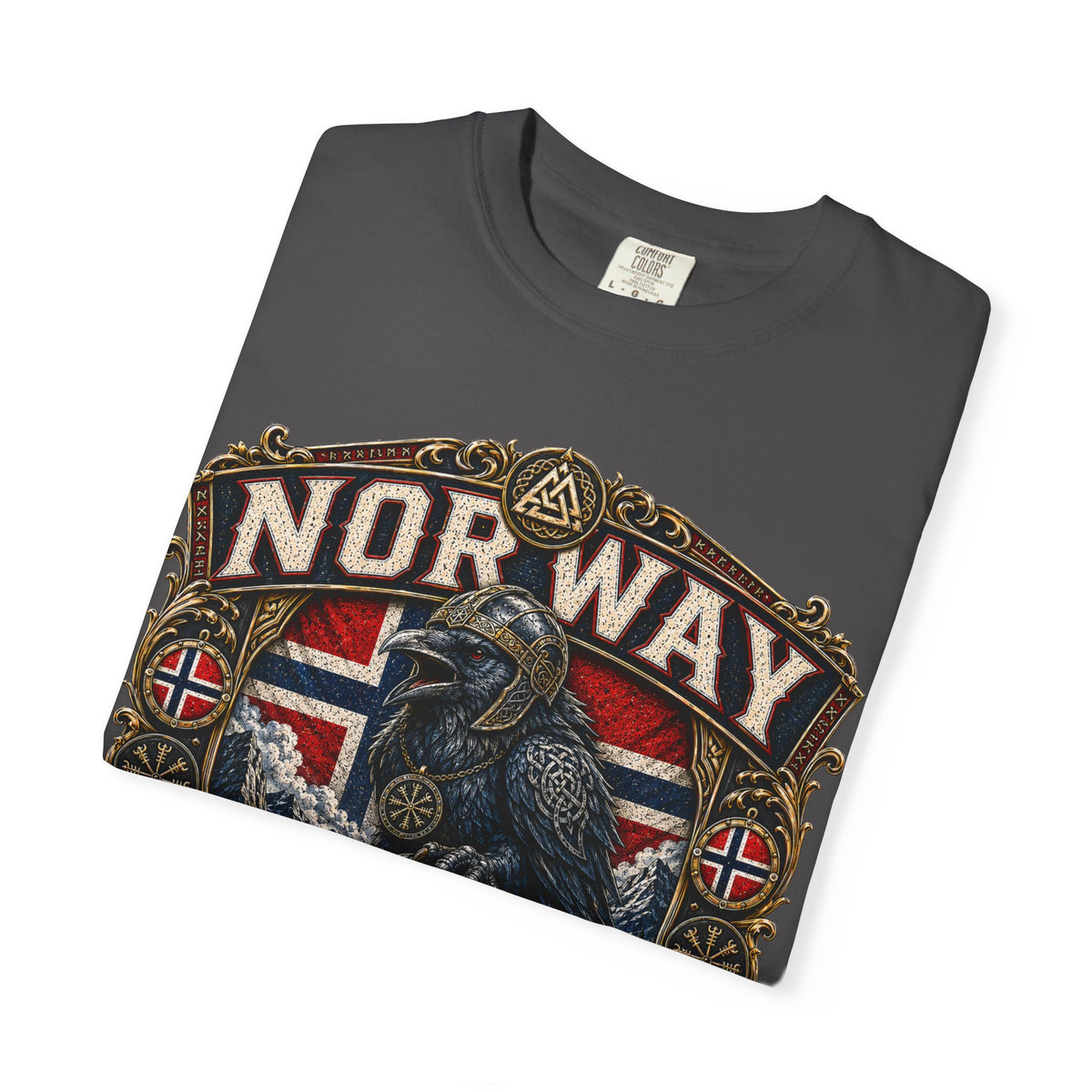 Norway Viking Pride T-Shirt — "Viking Pride 2026" Norway Flag Raven Design
