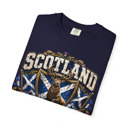 Scotland Highland Pride T-Shirt — 'United for Glory' 2026 Stag & Saltire Design thumbnail 13