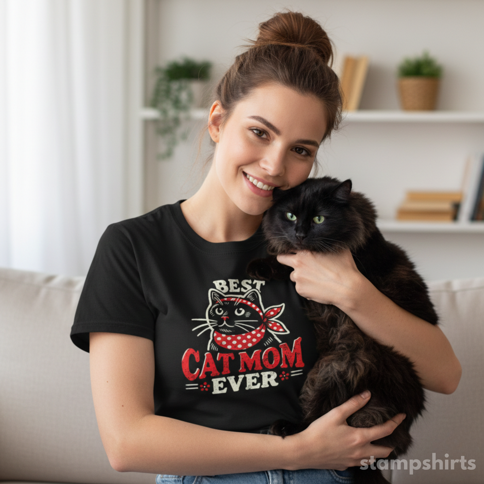 Best Cat Mom Ever T-Shirt