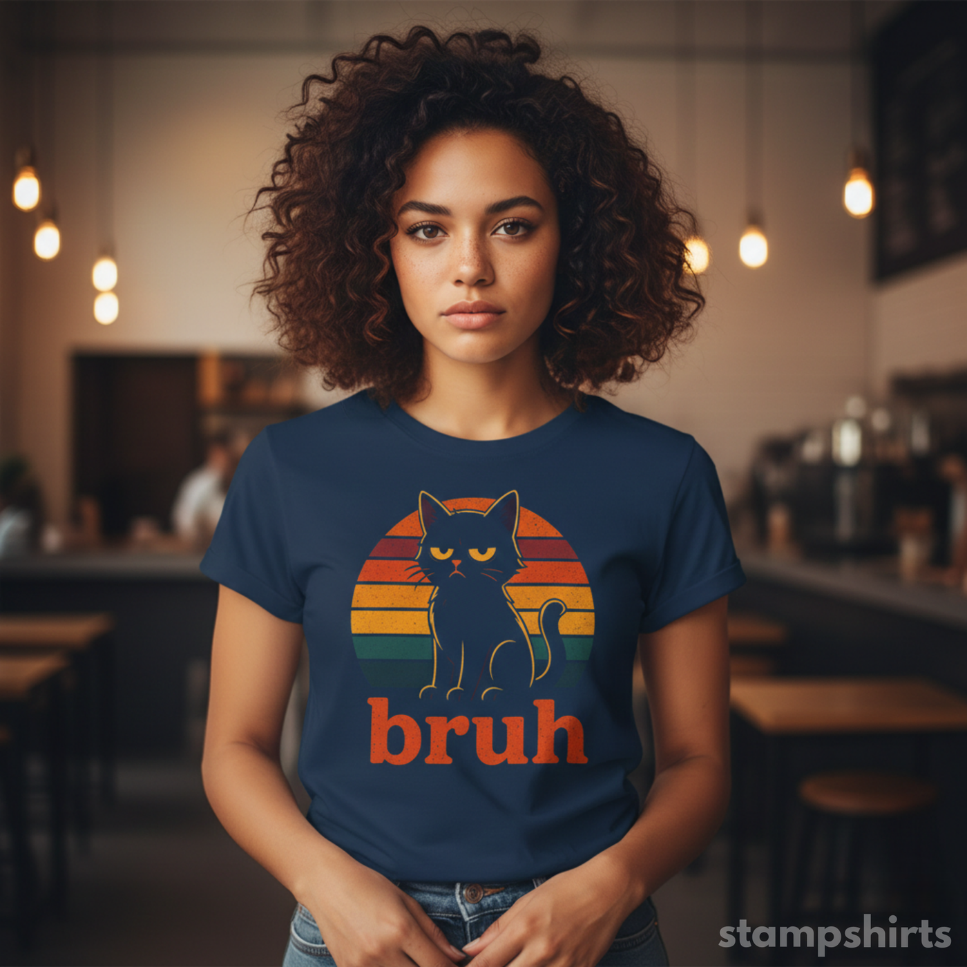 Bruh Cat T-Shirt image 4