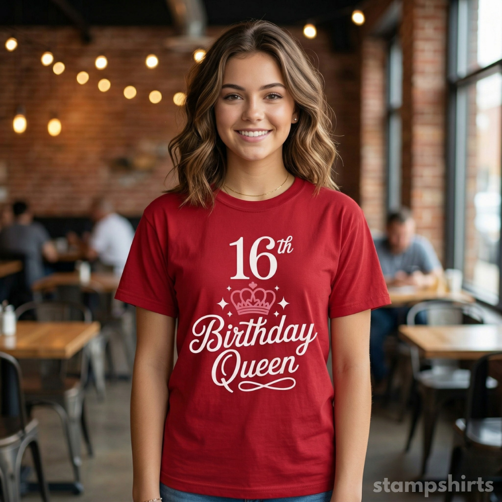 16th Birthday Queen T-Shirt
