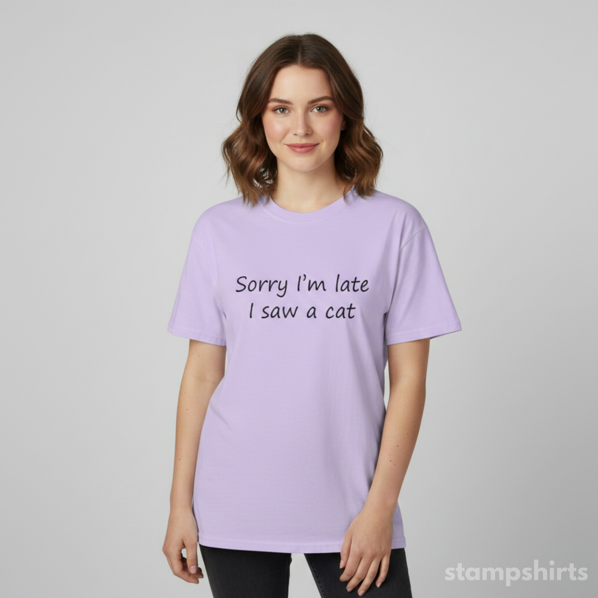 Sorry I'm Late, I Saw a Cat T-Shirt