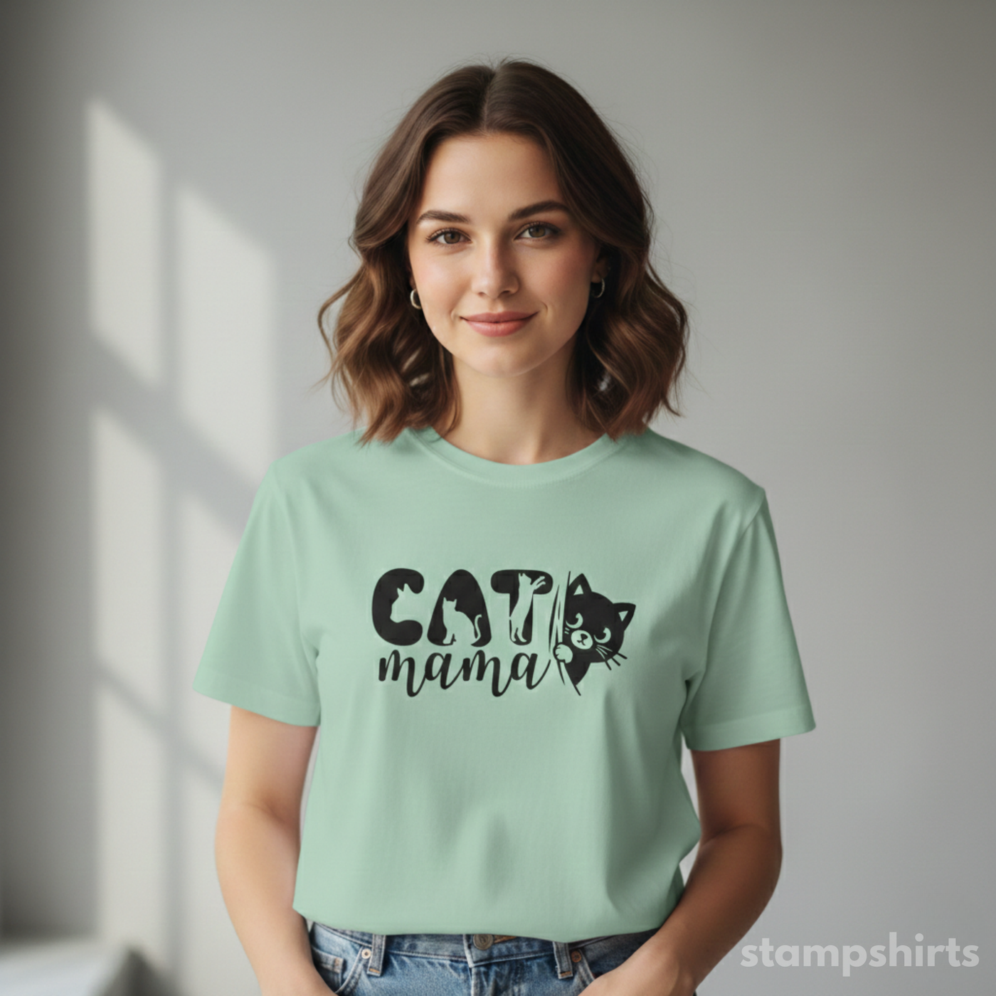 Cat Mama T-Shirt image 4