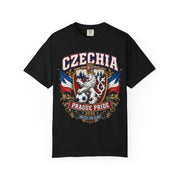 Czechia Prague Pride 2026 T-Shirt — Czech Lion Vintage Crest Tee