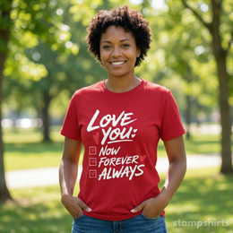 Love You Now Forever Always T-Shirt thumbnail 4