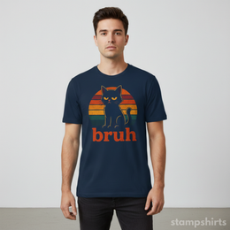 Bruh Cat T-Shirt thumbnail 5