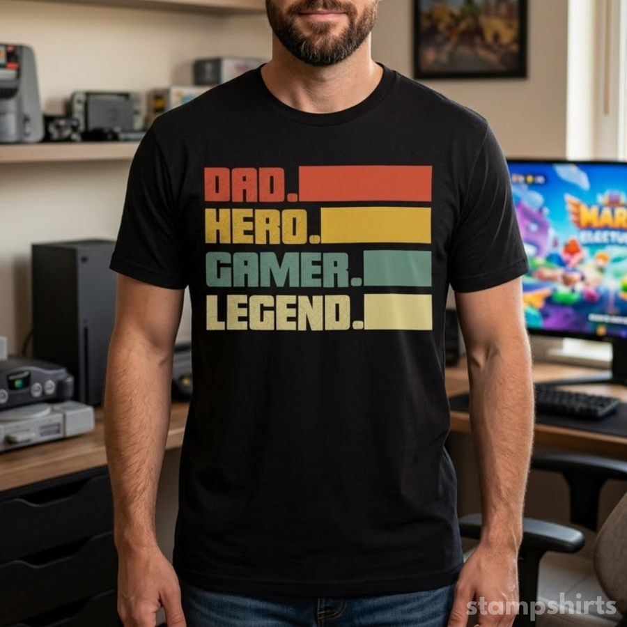 Dad. Hero. Gamer. Legend. T-Shirt