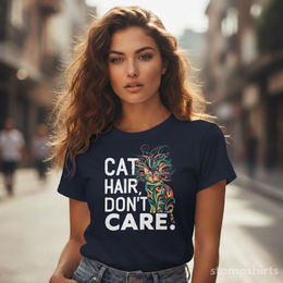 Cat Hair, Don't Care T-Shirt thumbnail 4