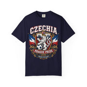 Czechia Prague Pride 2026 T-Shirt — Czech Lion Vintage Crest Tee