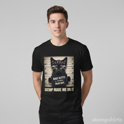 Bad Kitty Mugshot Cat T-Shirt