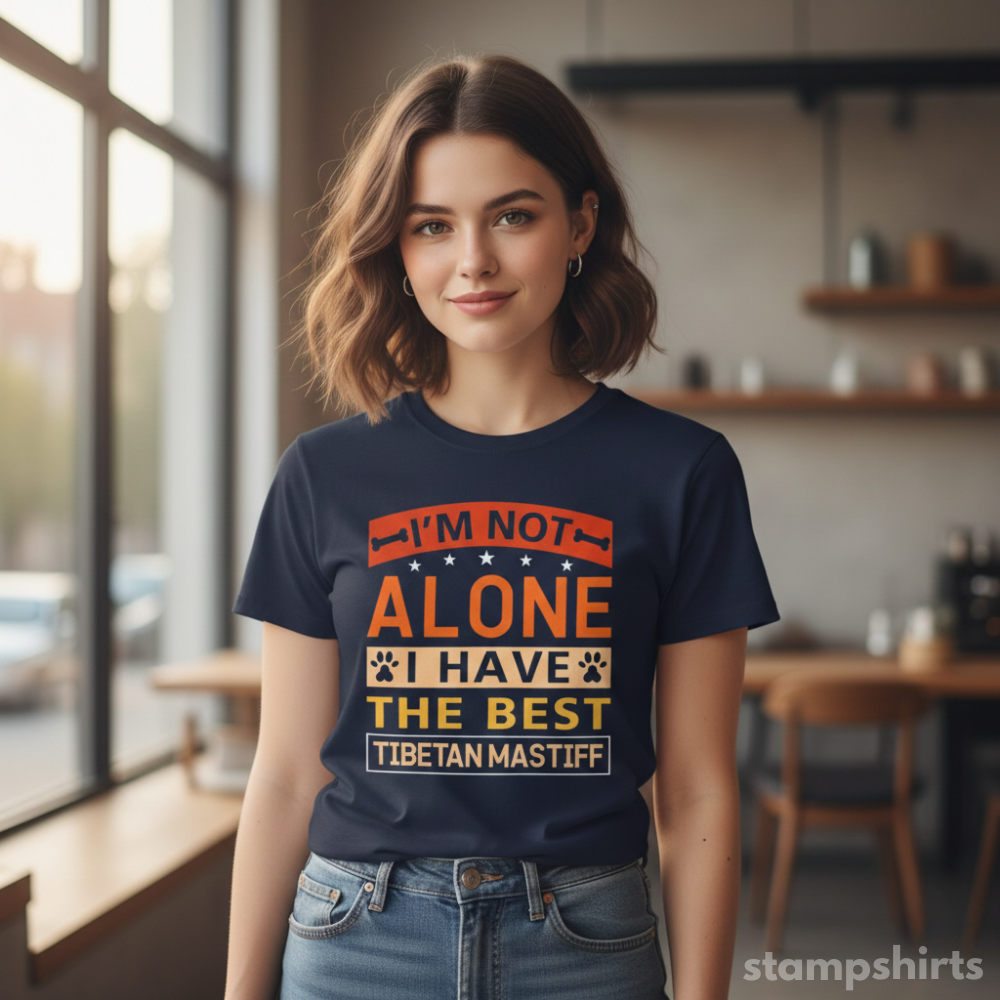 I'm Not Alone I Have The Best Tibetan Mastiff T-Shirt image 2