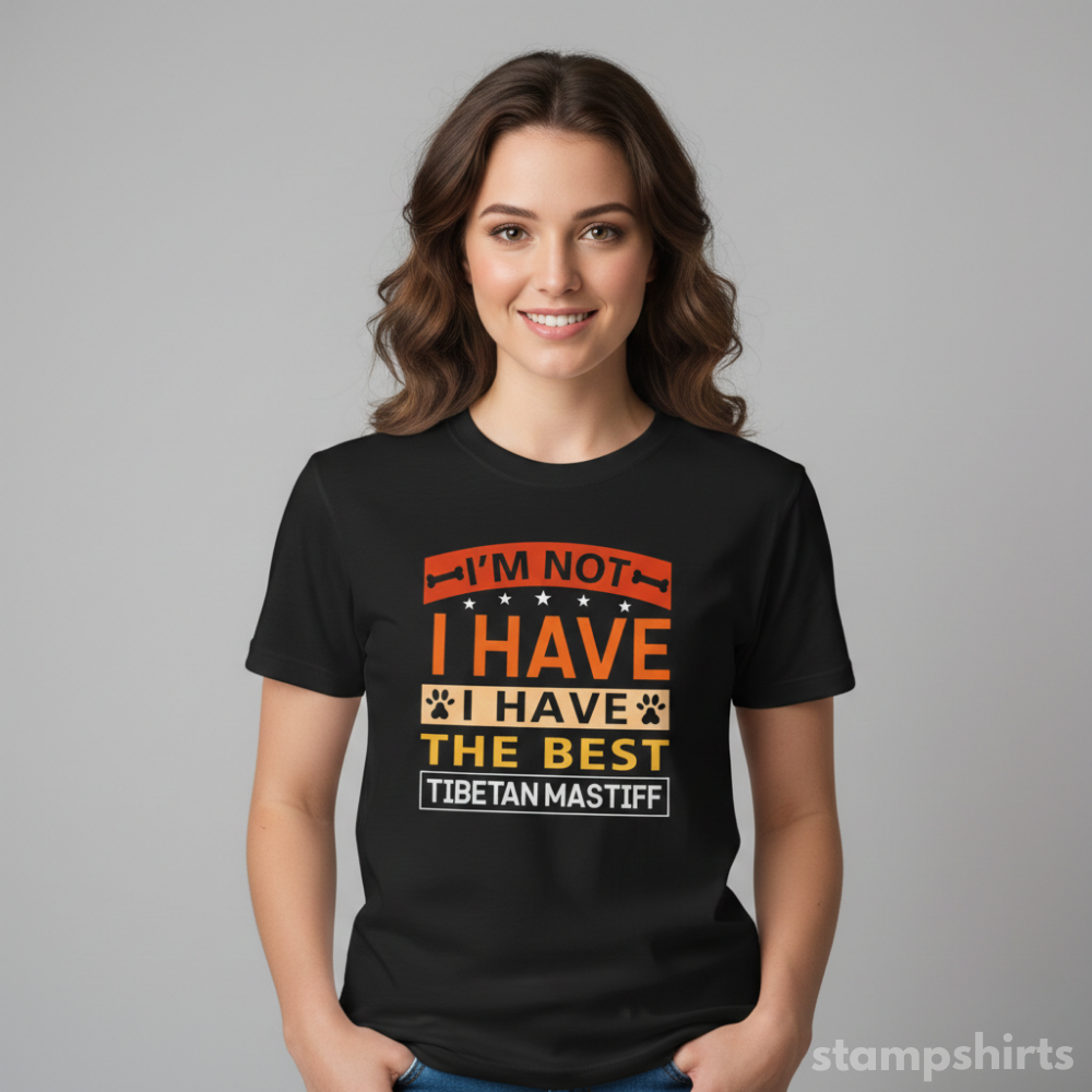 I'm Not Alone I Have The Best Tibetan Mastiff T-Shirt image 3