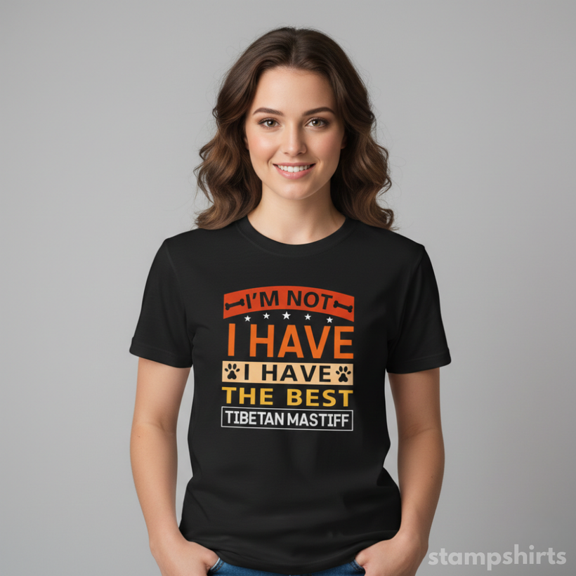 I'm Not Alone I Have The Best Tibetan Mastiff T-Shirt — image 3 of 4