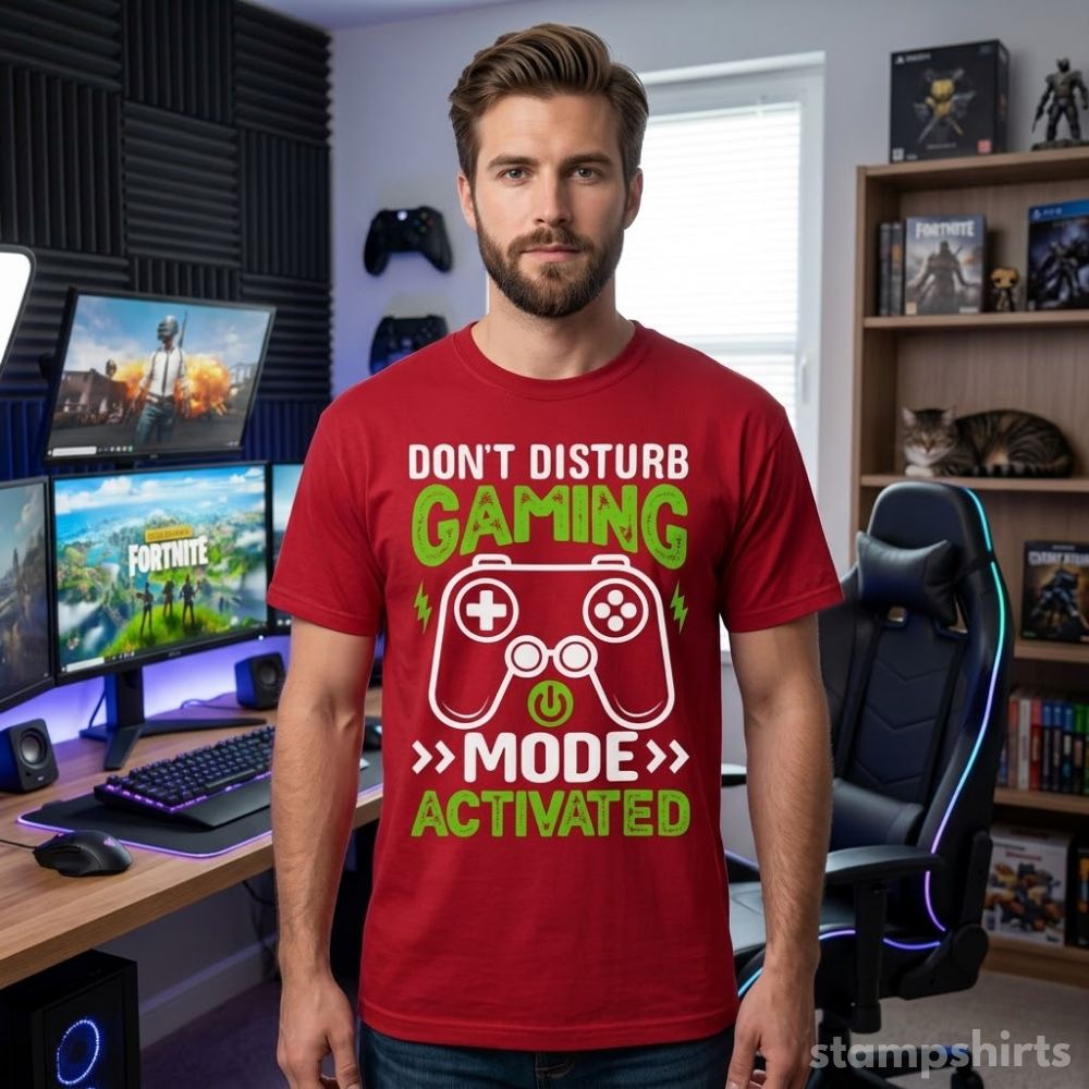 Don't Disturb Gaming Mode Activated T-Shirt image 8